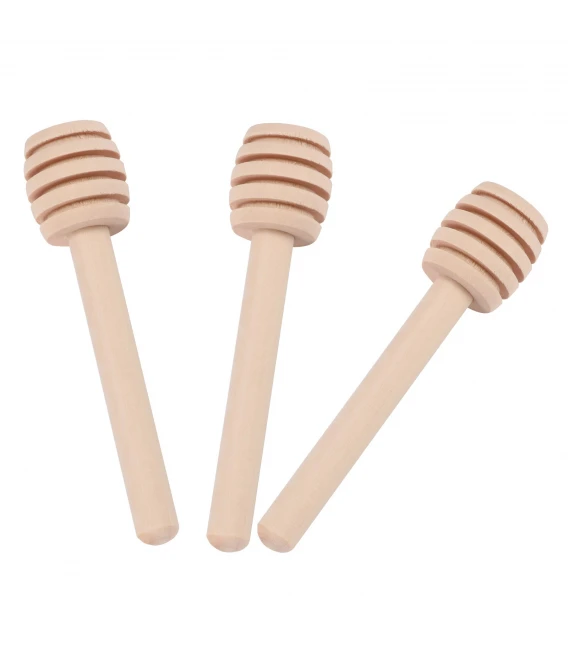 8cm Practical Long Handle Wood Honey Stick