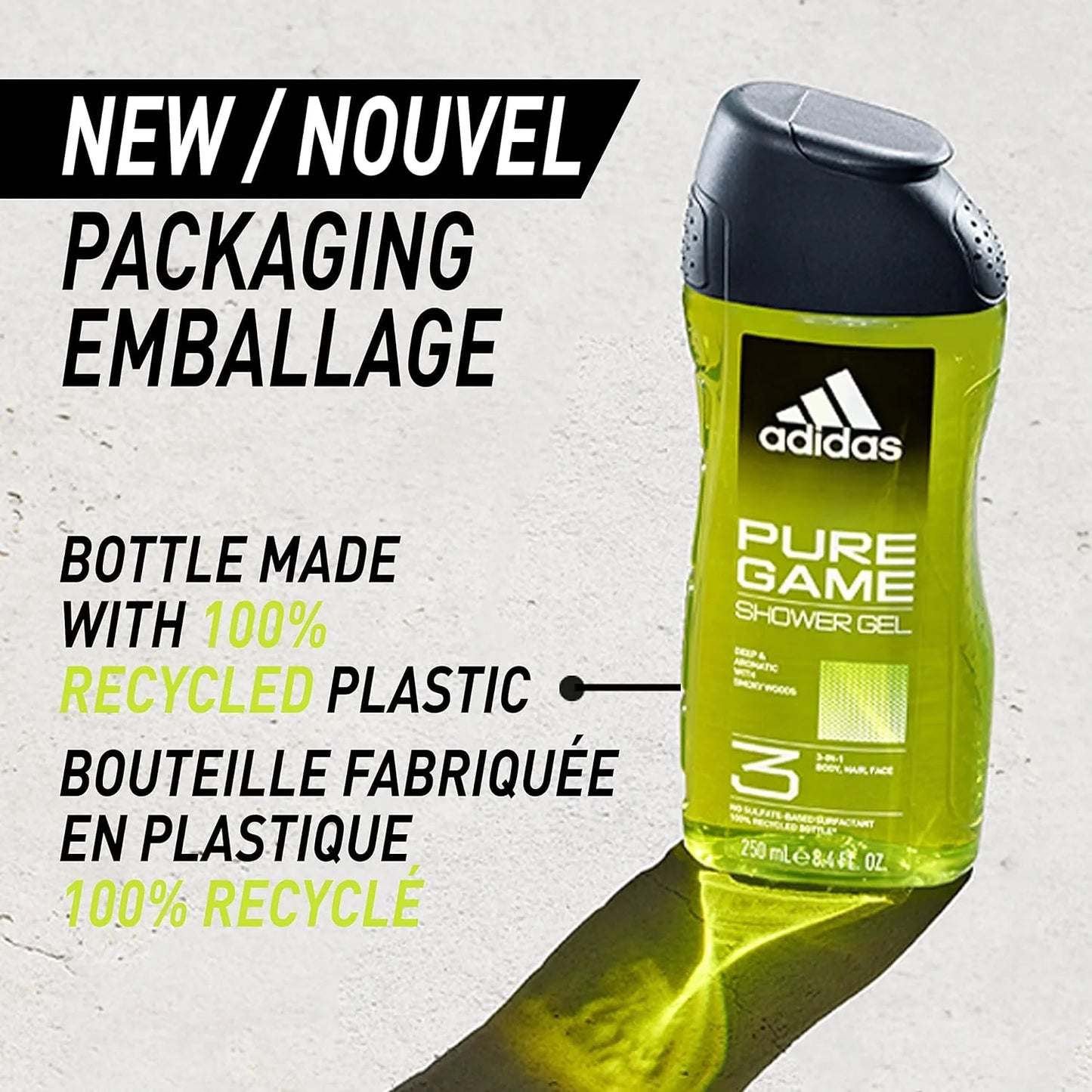 Adidas Pure Game Men Shower Gel 400ml
