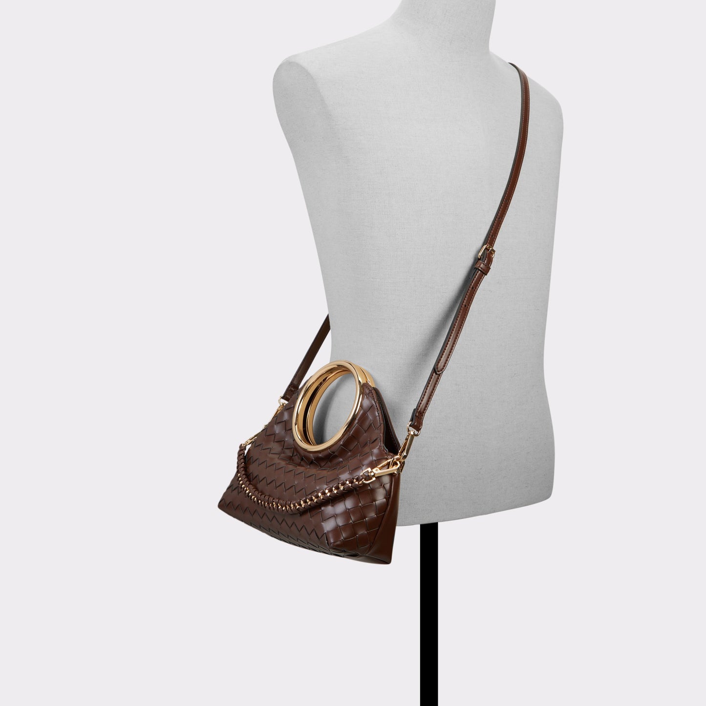Aldo Kelhanix Top Handle Bag- Brown