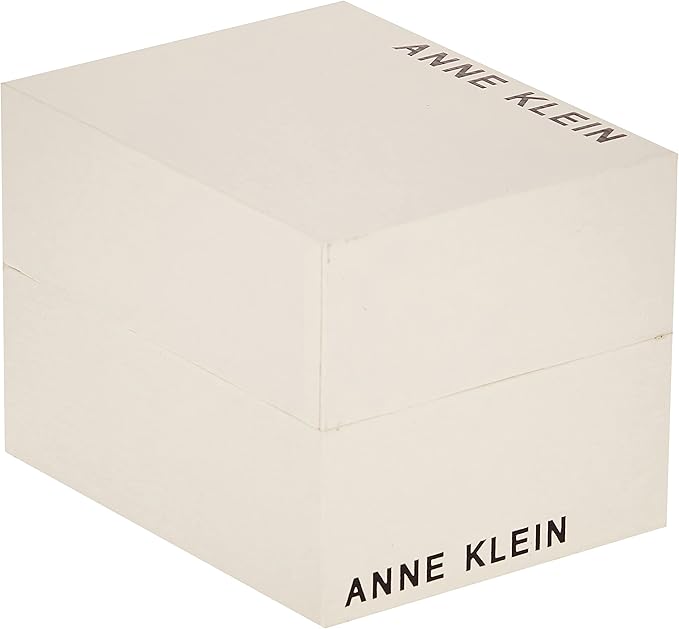 Anne Klein Women's Genuine Diamond Dial Bangle Watch (AK/1980BKGB)