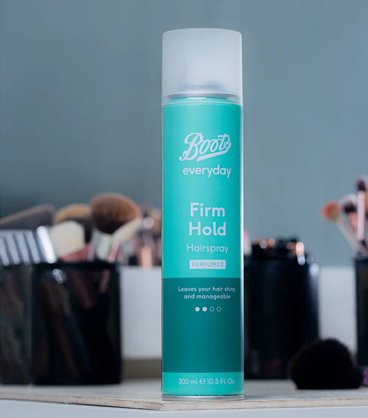 Boots Everyday Firm Hold Hairspray Perfumed-Green 300ml