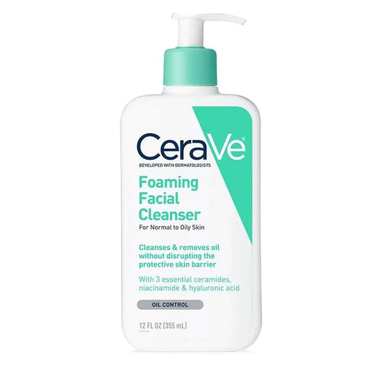 CeraVe Foaming Facial Cleanser For Normal To Oily Skin 355ml