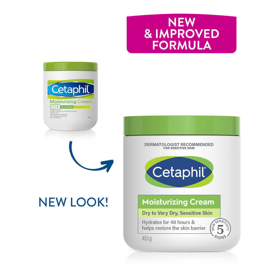 Cetaphil Moisturizing Cream for Face & Body 453ml