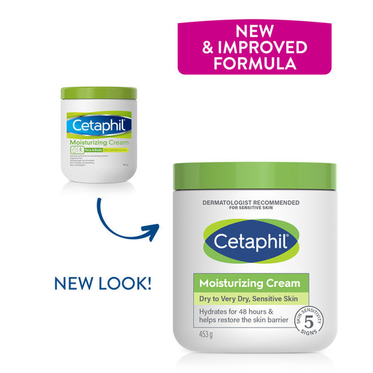 Cetaphil Moisturizing Cream for Face & Body 453ml