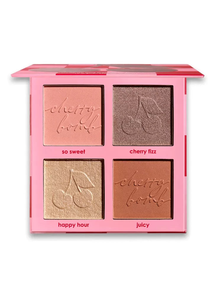 Ciate London Cherry Bomb Blush and Highlighter Palette- Light Medium