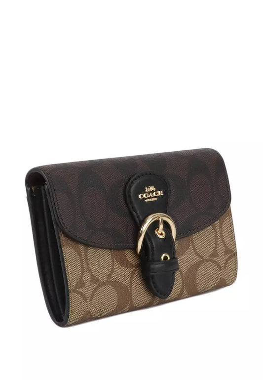 Coach Kleo Wallet- Brown