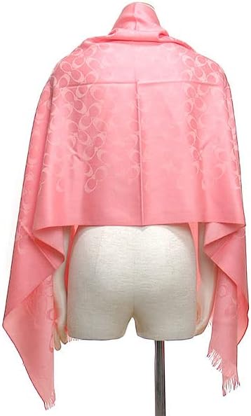 Coach Women's Signature Scarf- Pink Taffy