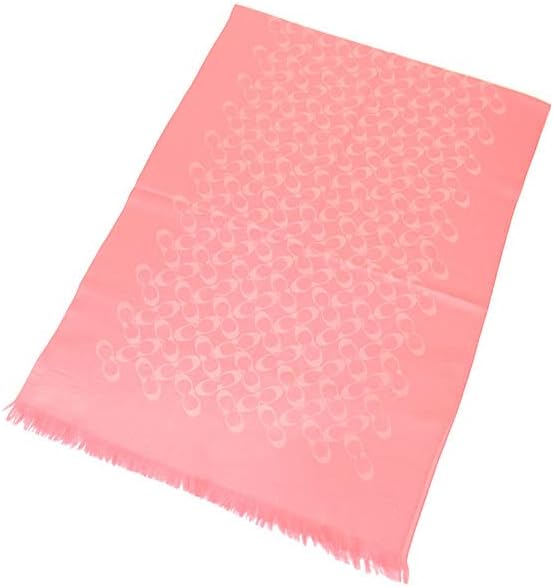Coach Women's Signature Scarf- Pink Taffy