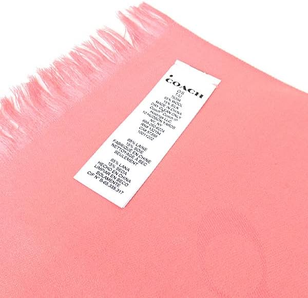 Coach Women's Signature Scarf- Pink Taffy