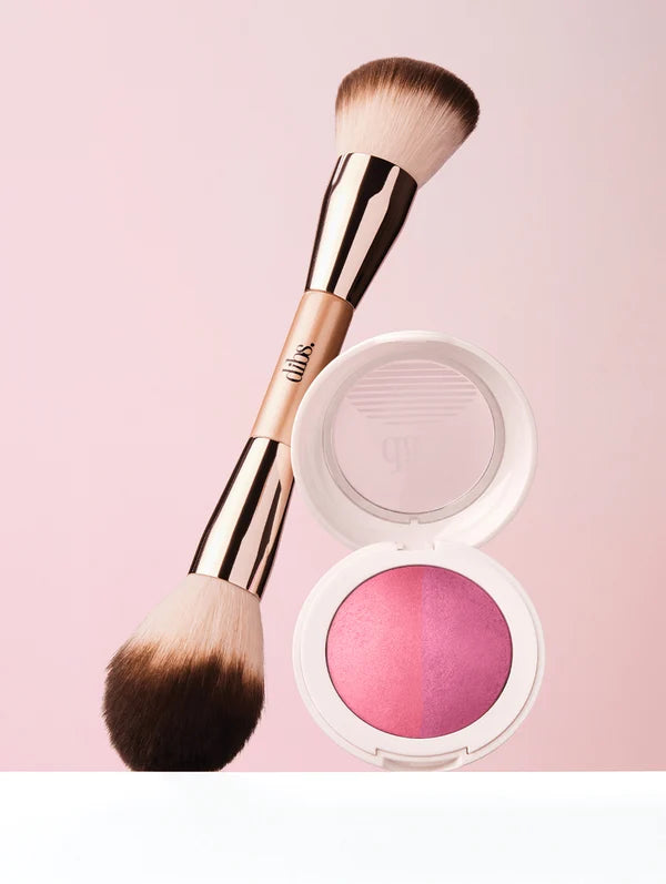 DIBS Beauty The Duet Baked Blush Duo- VIP Pink
