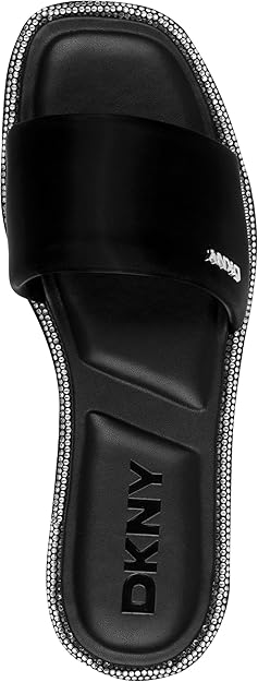 DKNY Women's Bavant Studded Flat Slide Sandals (US 7.5)