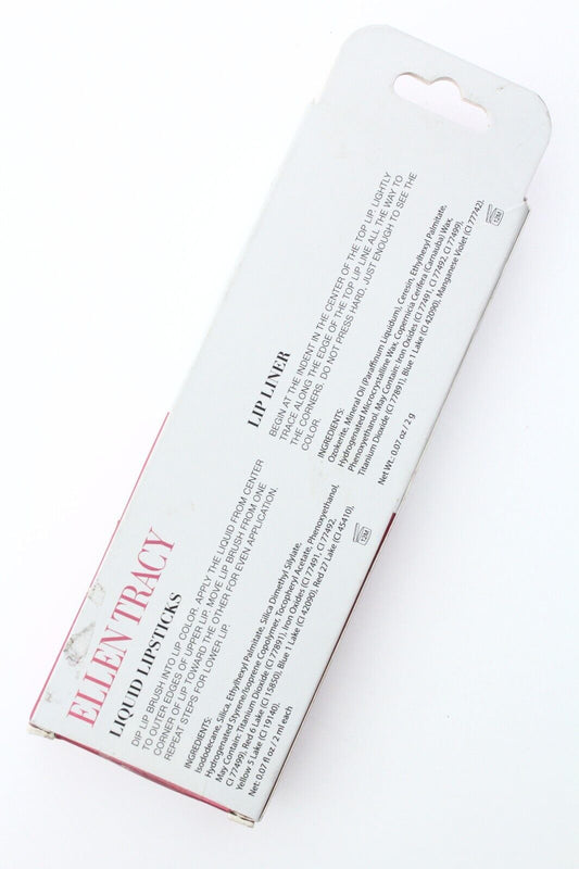 ELLEN TRACY Lip Kit Set- 2 Liquid Lipsticks & 1 Lip Liner
