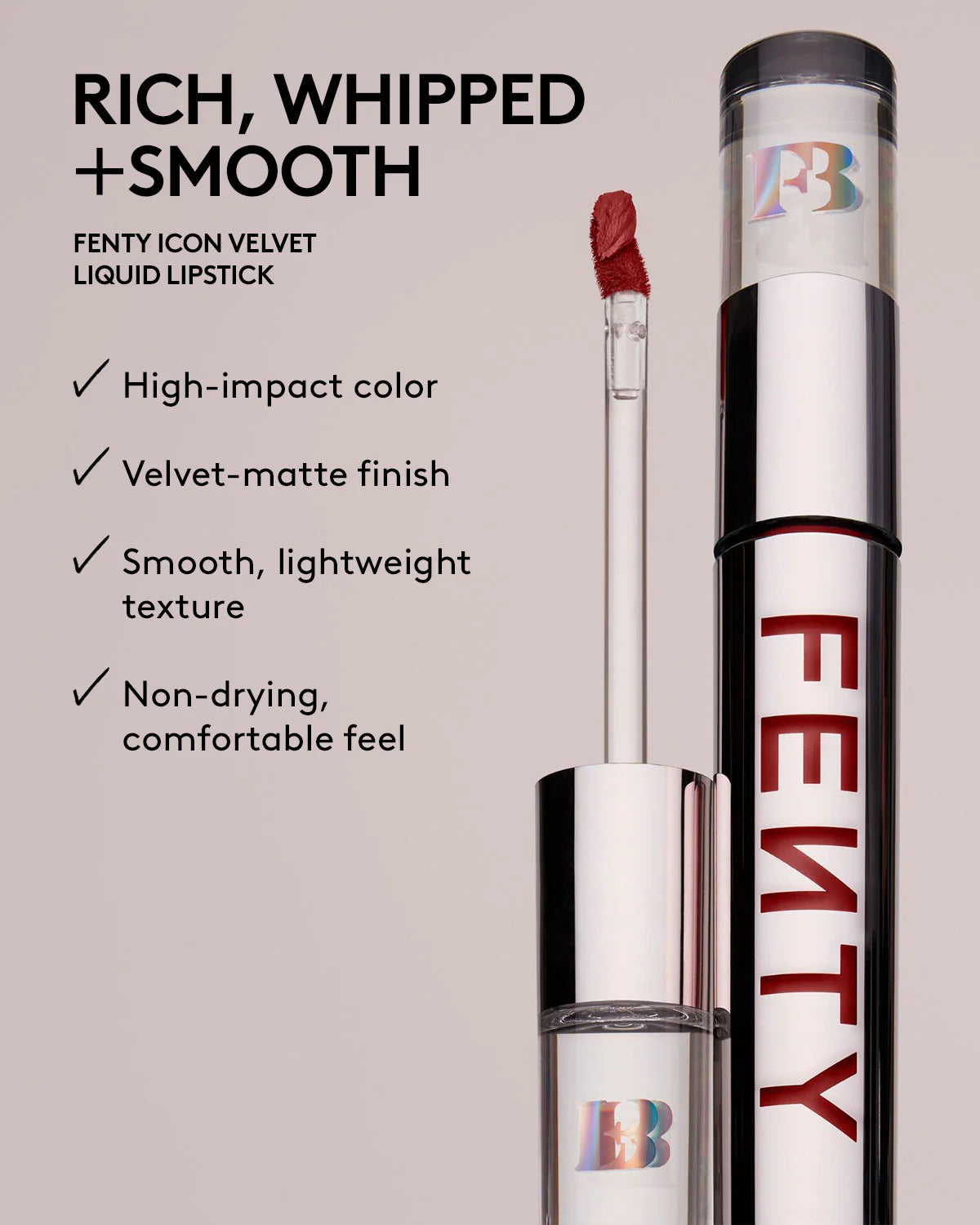 Fenty Icon Velvet Liquid Lipstick- Noodz & Dudez