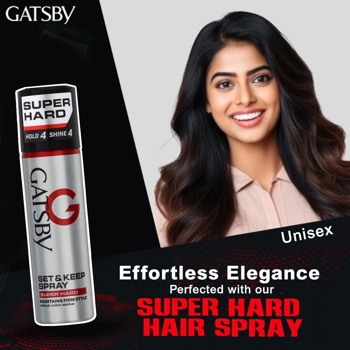 GATSBY Set and Keep Spray Super Hard Hair Spray 250ml