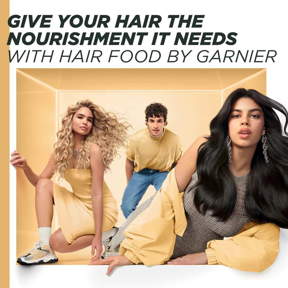 Garnier Cocoa Butter Hair Food Curl Restoring Shampoo 350ml