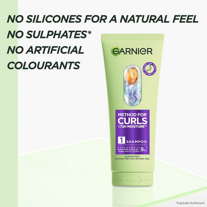 Garnier Method For Curls 72H Moisture Shampoo 200ml