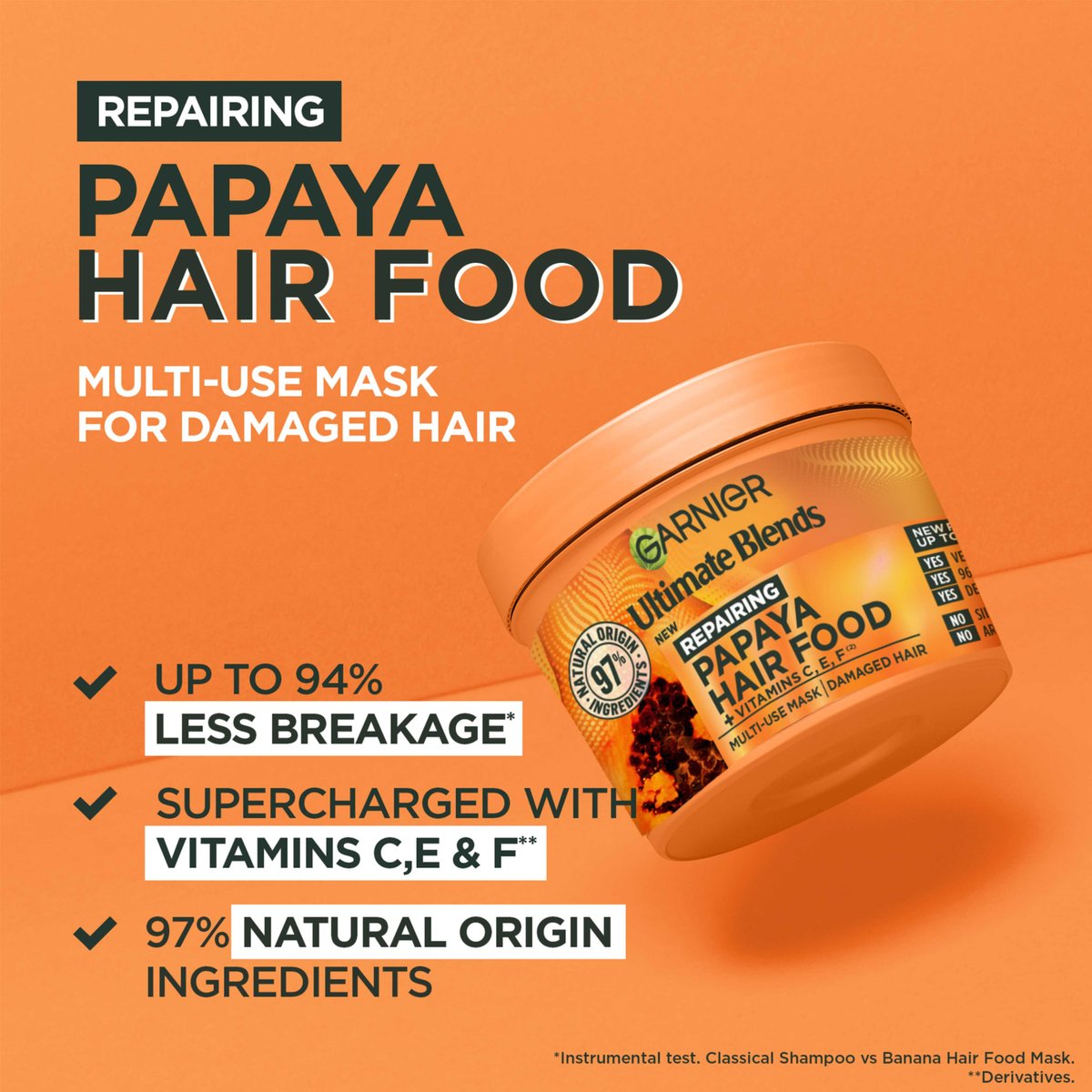 Garnier Ultimate Blends Hair Food Papaya Hair Mask 400ml