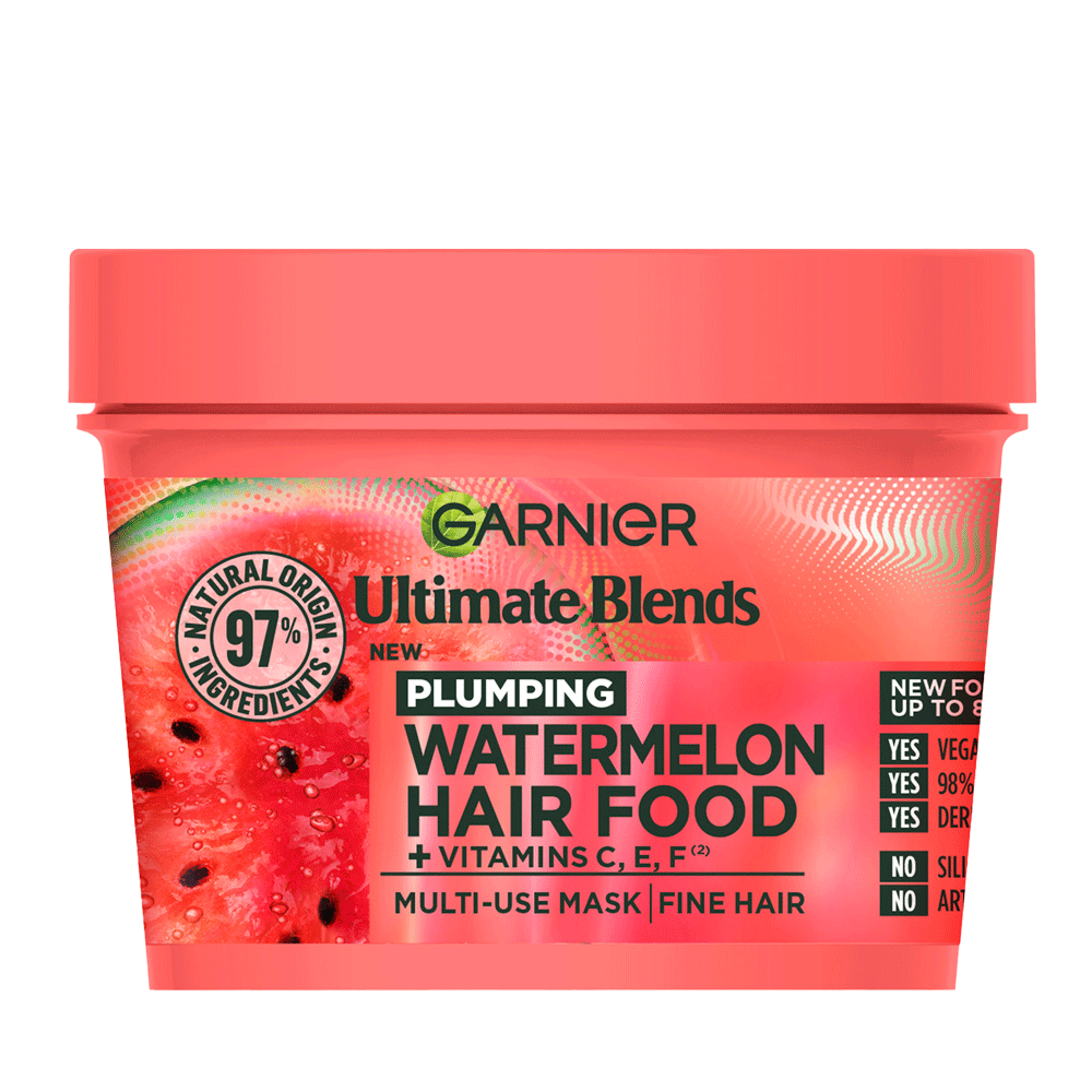 Garnier Ultimate Blends Plumping Hair Food Watermelon 3-in-1 Hair Mask