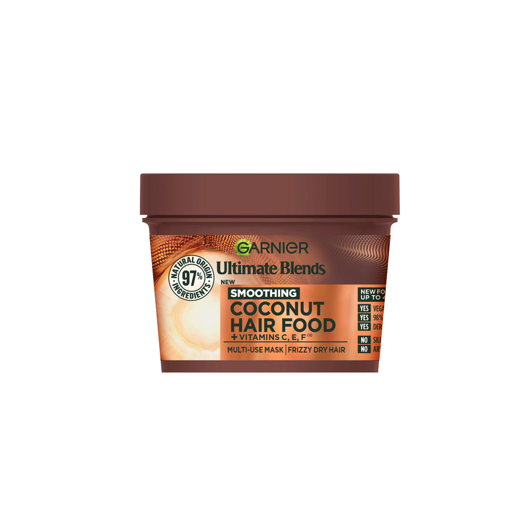 Garnier Ultimate Blends Smoothing Hair Food Coconut Hair Mask 400ml