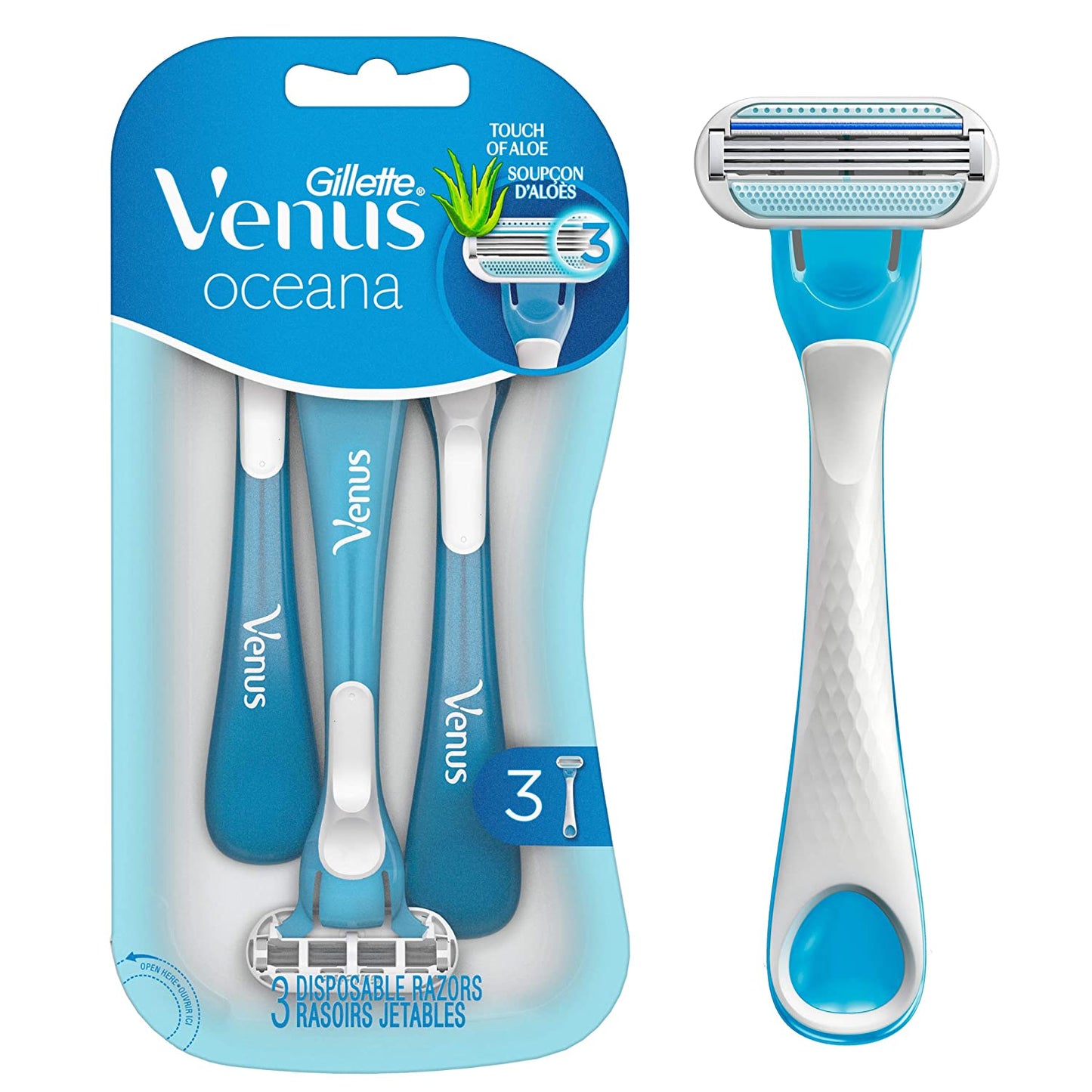 Gillette Venus Oceana Women's Disposable Razor 3pcs