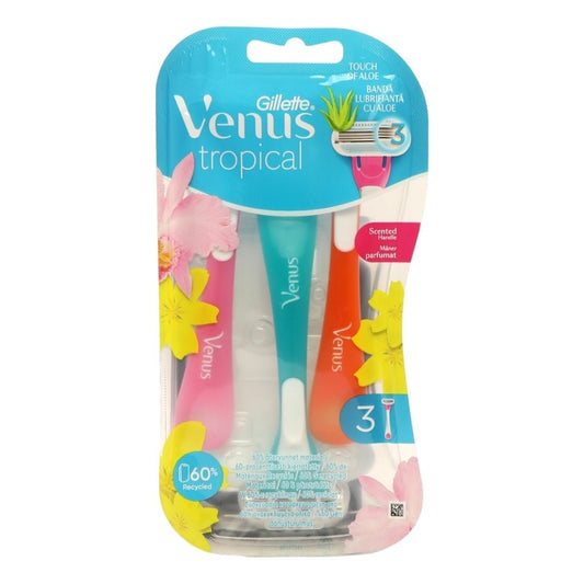 Gillette Venus Tropical Women's Disposable Razor 3pcs
