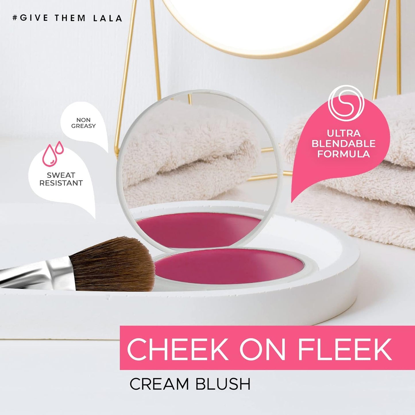 Give Them Lala Beauty Cream Blush- We Don't Know Her 2g
