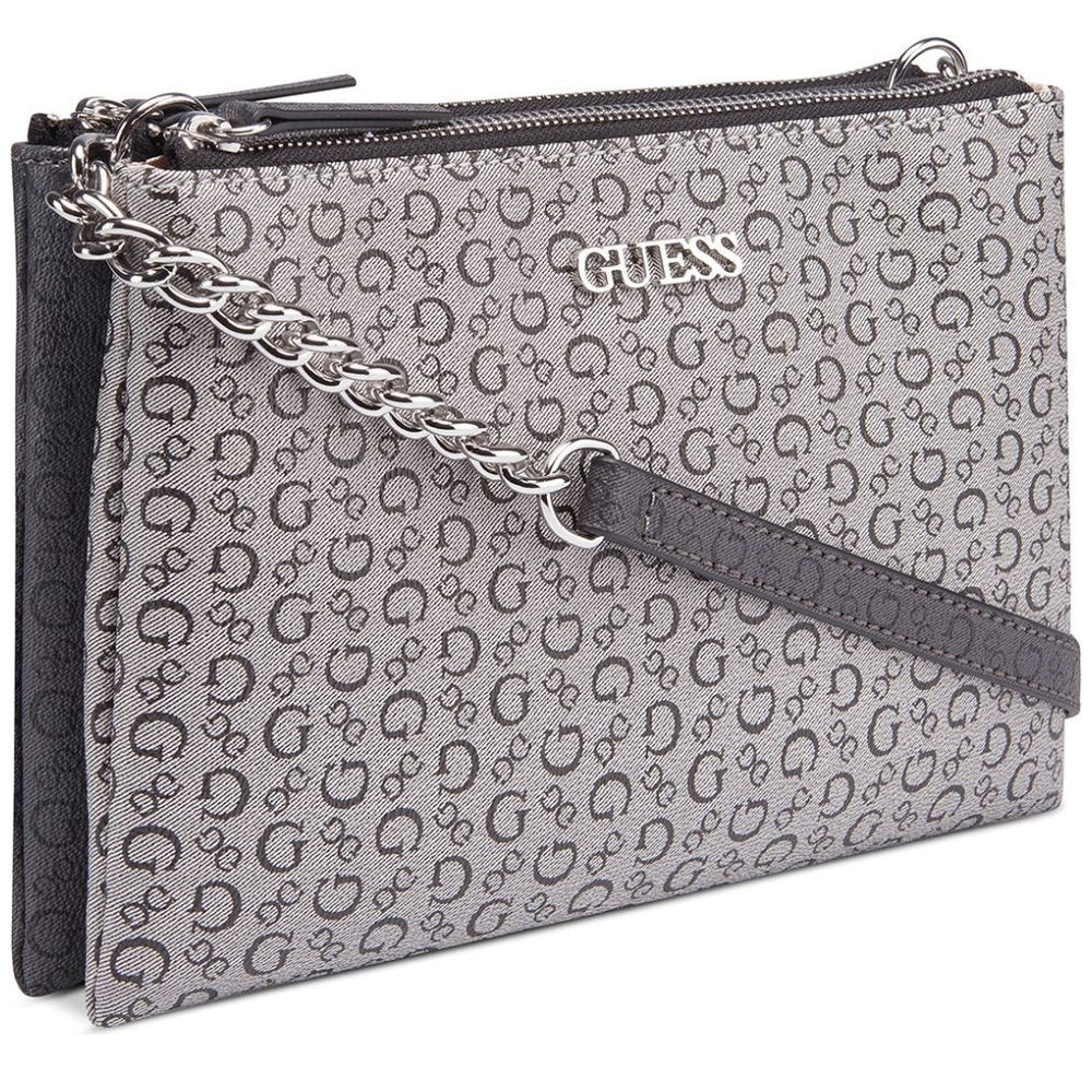 Guess Crossbody Bag Black And Grey Guess Bag Guess All-Over Logo