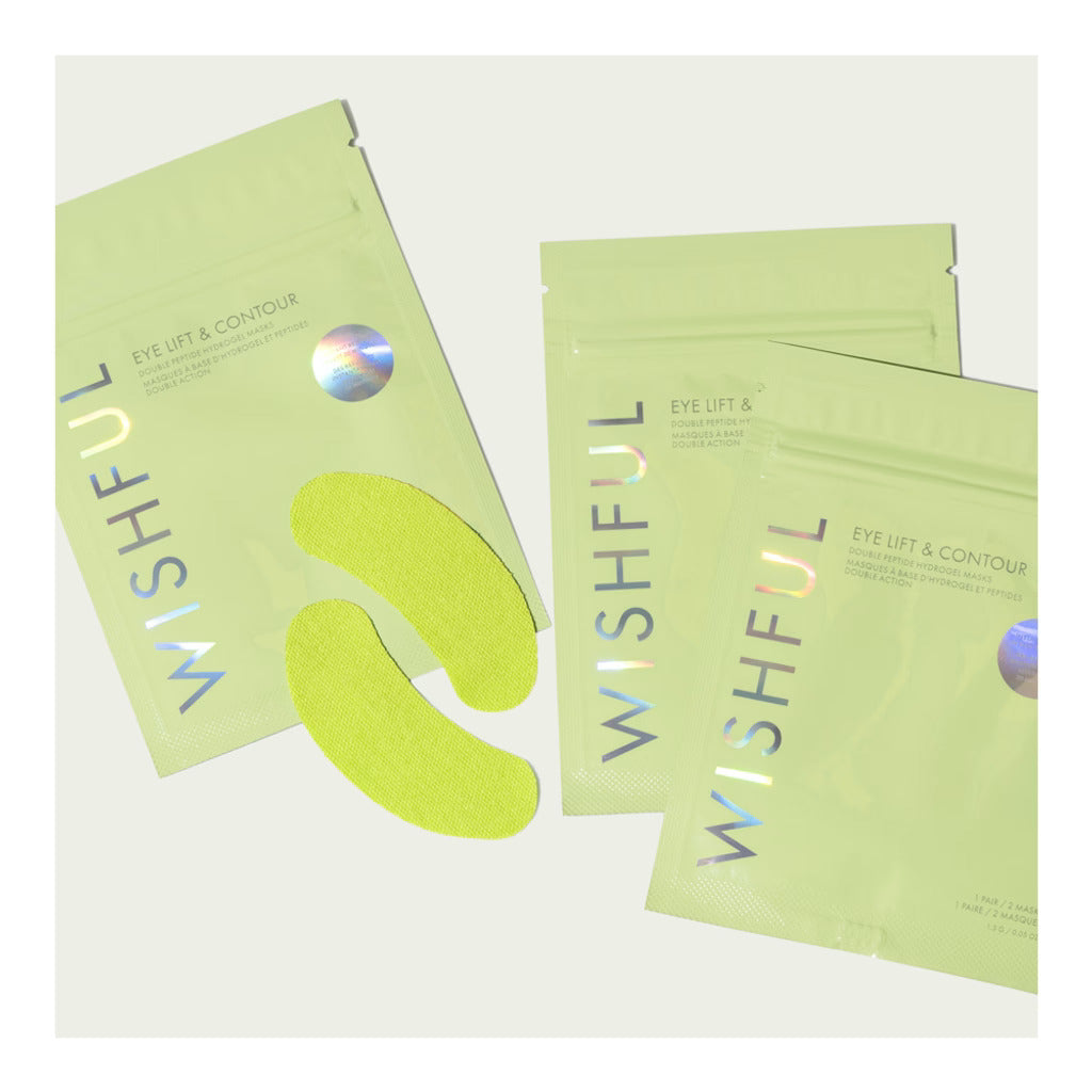 Huda Beauty Wishful Eye Lift & Contour Double Peptide Hydrogel Masks 1.5g
