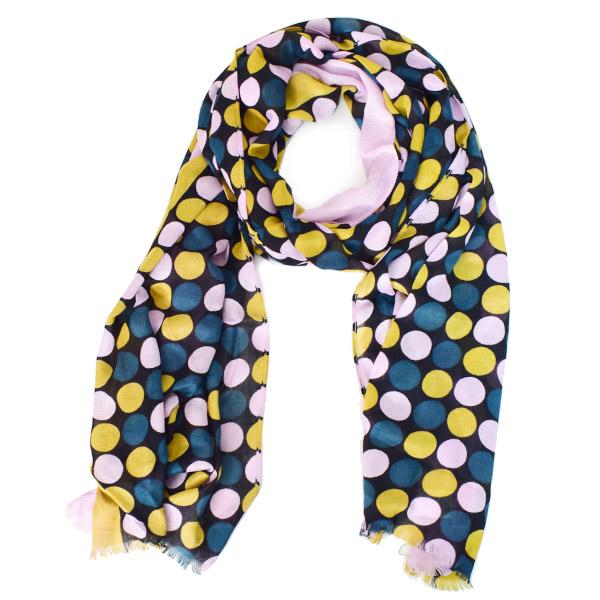 Kate Spade Dance Floor Polka Dot Scarf- Hot Springs