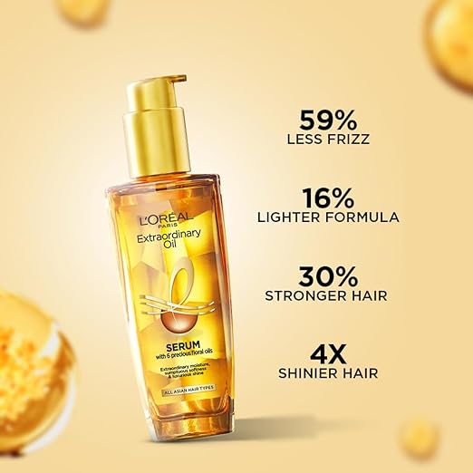 L'Oreal Elseve Extraordinary Oil Serum with 6 Precious Floral Oils 100ml