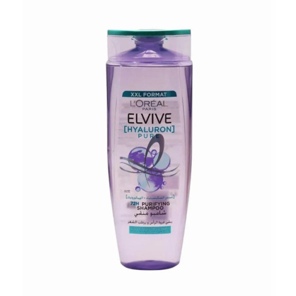 L'Oreal Elvive Hyaluron Pure 72hr Purifying Shampoo 600ml