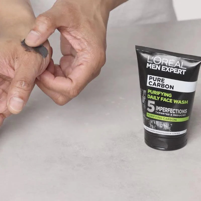 L'Oreal Men Expert Pure Carbon Purifying Daily Face Wash 100ml