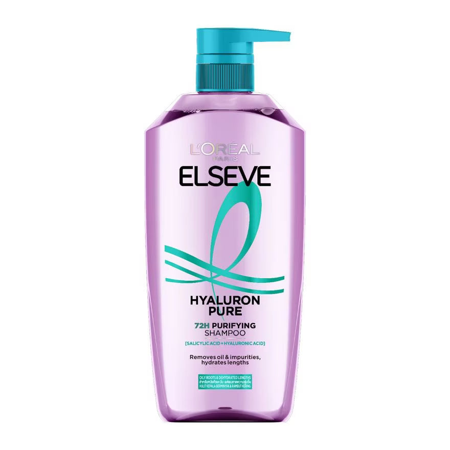 L'Oreal Paris Elseve Hyaluron Pure 72H Purifying Shampoo 400ml