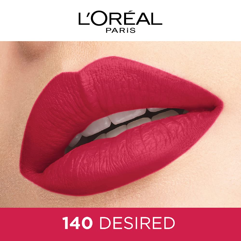 L'Oreal Paris Rouge Signature Matte Liquid Lipstick - 140 Desired 7ml