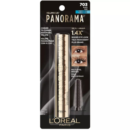 L'Oreal Paris Voluminous Panorama Mascara Waterproof-703 Black