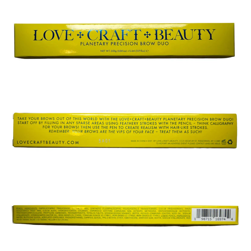 Love+Craft+Beauty Planetary Precision Brow Duo- Neutron Noir