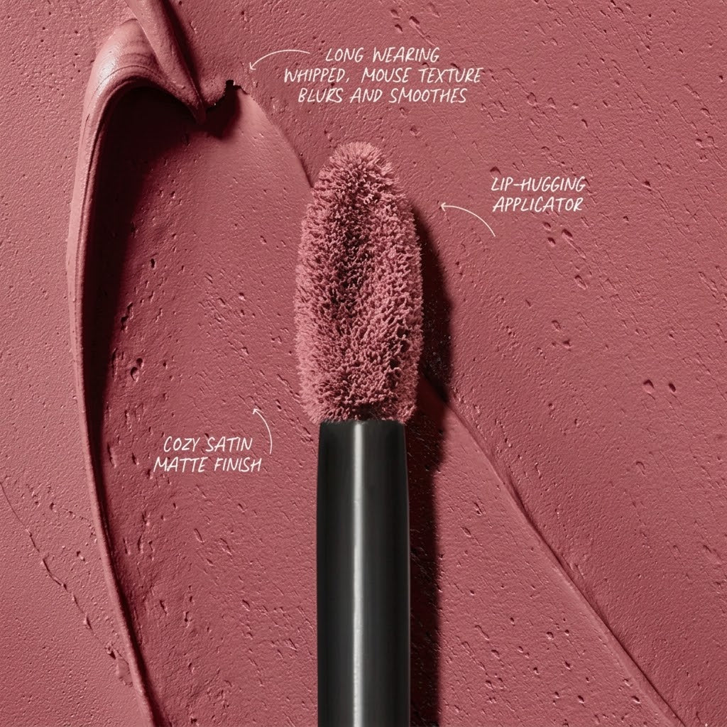 Makeup By Mario Ultra Suede Cozy Lip Creme- Pinky Brown