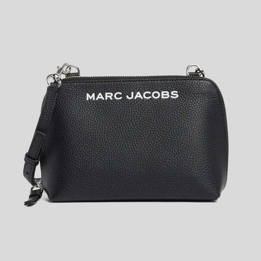 Marc Jacobs Grind Leather Crossbody Bag- Black