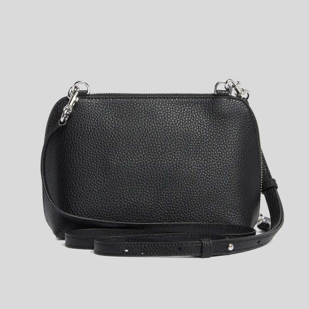 Marc Jacobs Grind Leather Crossbody Bag- Black