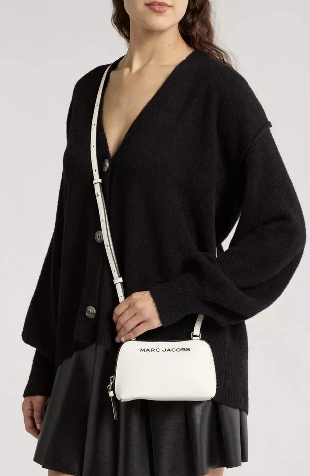 Marc Jacobs Small Leather Crossbody Bag- White