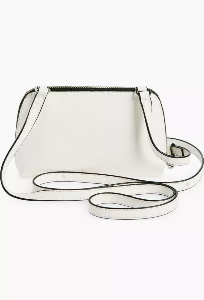 Marc Jacobs Small Leather Crossbody Bag- White