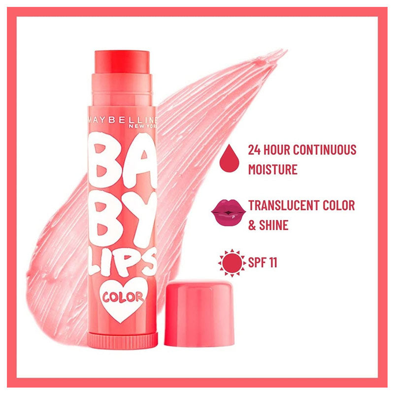 Maybelline Baby Lips Color SPF11 Lip Balm- Cherry Kiss 4g