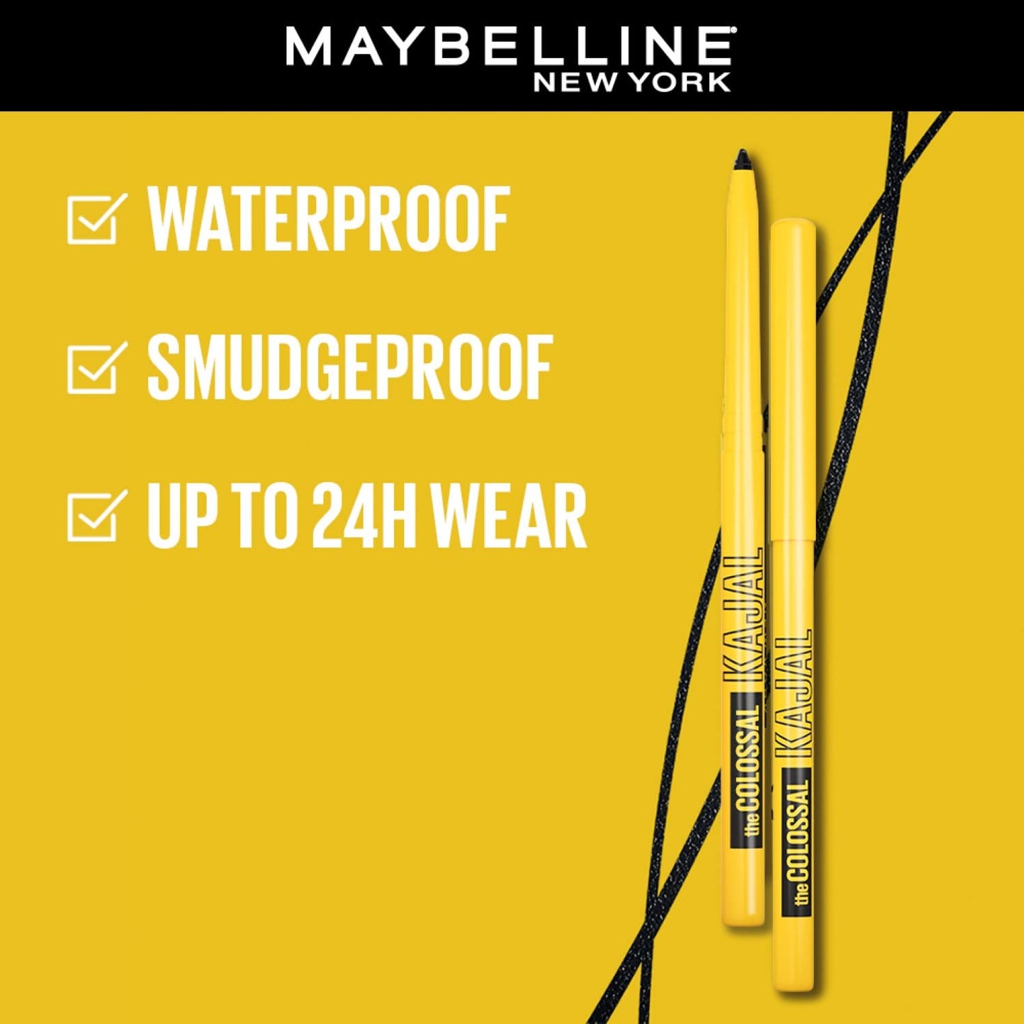 Maybelline Colossal Kohl Kajal-Deep Black 0.35g