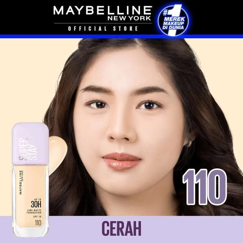 Maybelline Super Stay 30H Lumi Matte Foundation- 110