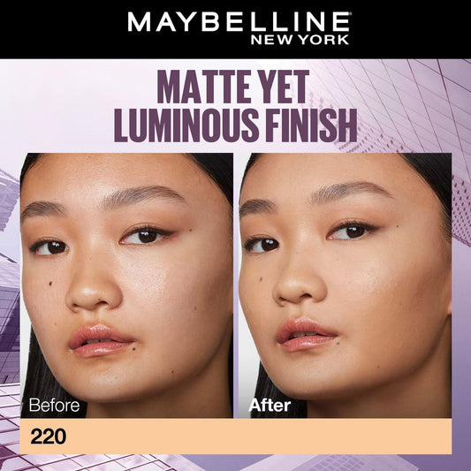 Maybelline Super Stay 30H Lumi Matte Foundation- 220