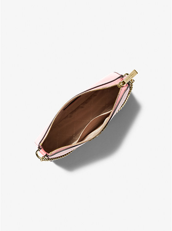 Michael Kors Jet Set Medium Saffiano Leather Crossbody Bag-Powder Blush