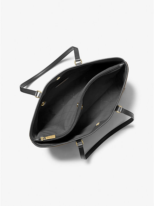 Michael Kors Sheila Large Two-Tone Signature Logo Tote Bag- Black Multi