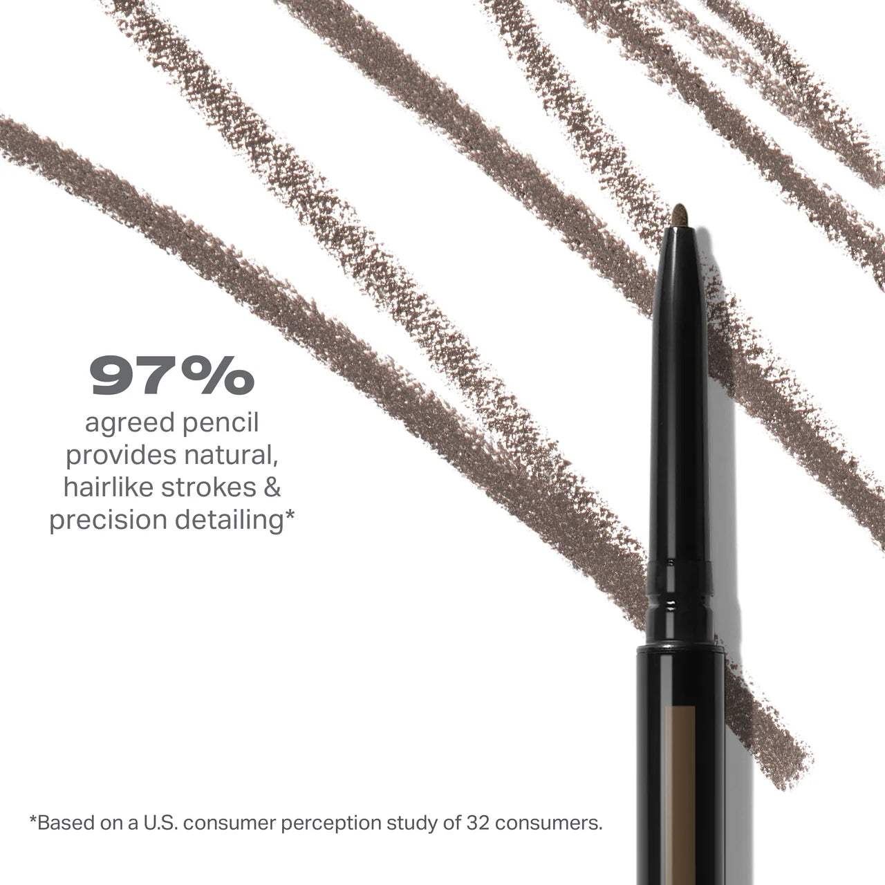 Morphe Micro Brow Dual-Ended Pencil & Spoolie- Chocolate Mousse