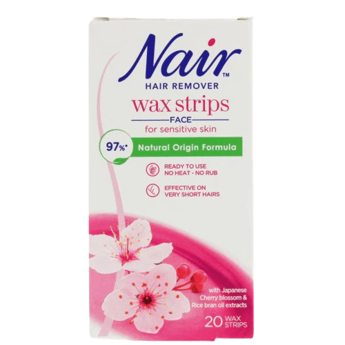 Nair Hair Remover Wax Strips Face- 20 Strips