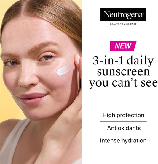 Neutrogena Ultra Sheer Invisible Fluid Sunscreen Hydration SPF50+, 50ml